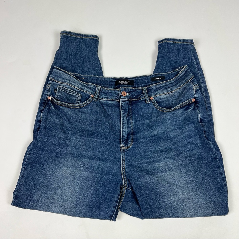 Judy Blue Skinny Fit Jeans Medium Wash Stretch Size 20W